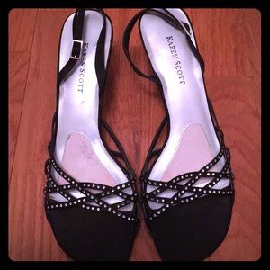 Karen Scott Slingback 2.5” heel w/rhinestone